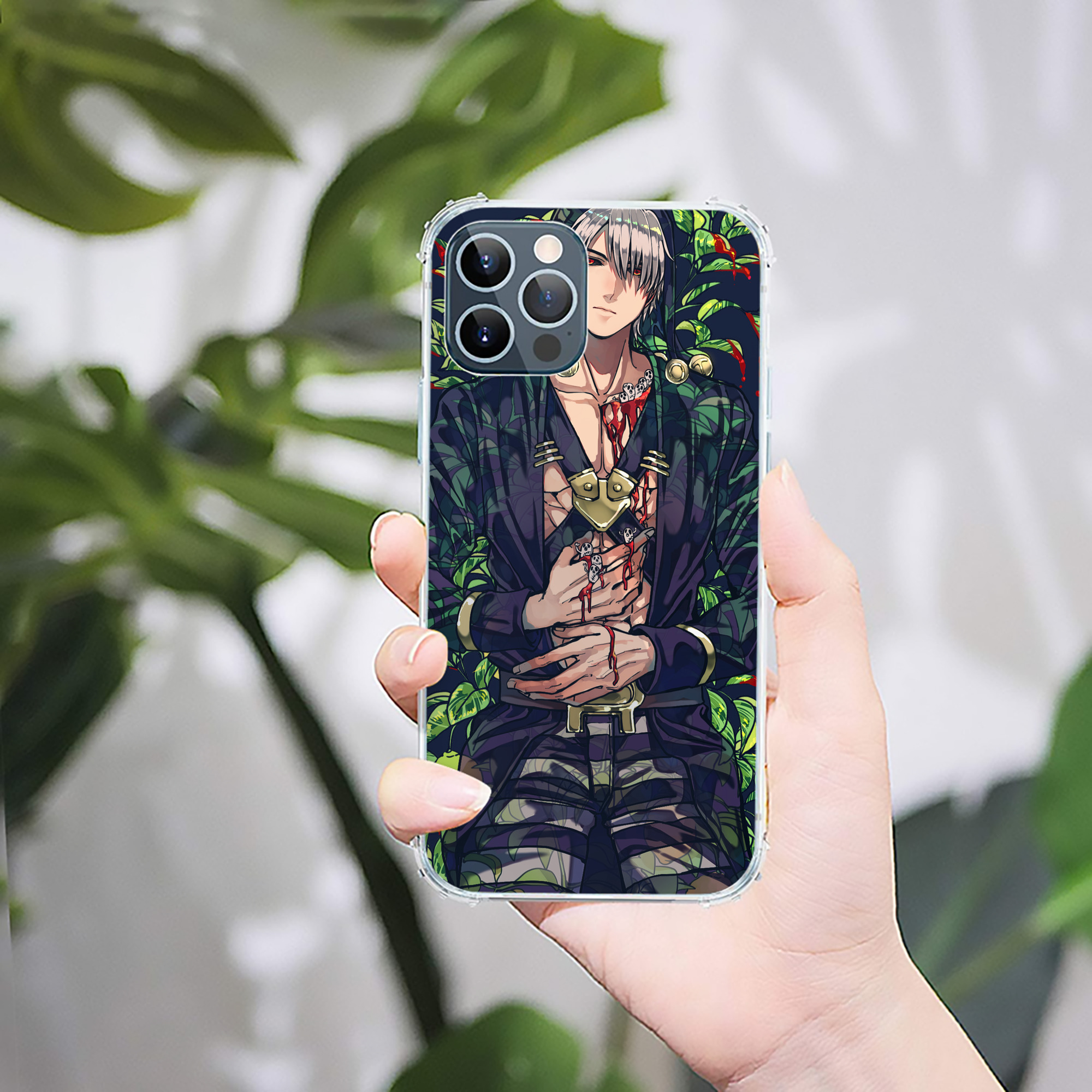 （画像用） ジョジョの奇妙な冒険 JoJo's Bizarre Adventure 【iPhone 12シリーズ対応】透明スマホケース（クリアソフトケース）